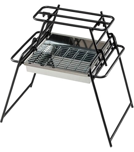 Amazon | アイアン焚火スタンドmini アウトドア キャンプ BBQ 焚火